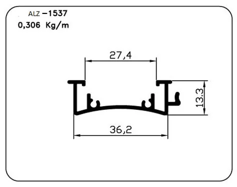 Barra Estabilizadora Estreita ALZ 1537