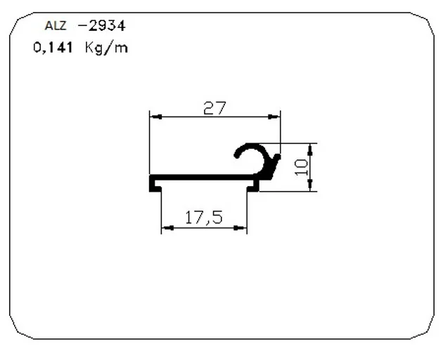 Perfil Suporte Painel